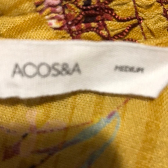 ACOS & A color gold size medium women’s top - Picture 10 of 11